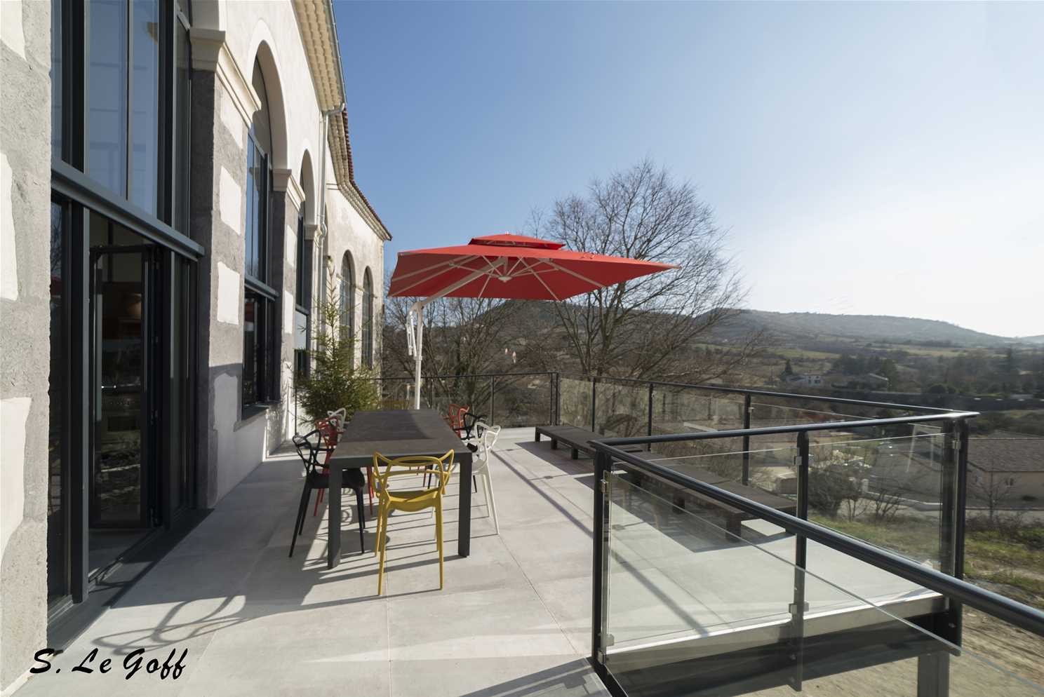 Terrasse avec vue