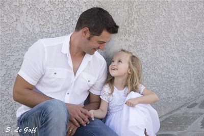 Papa et sa petite fille