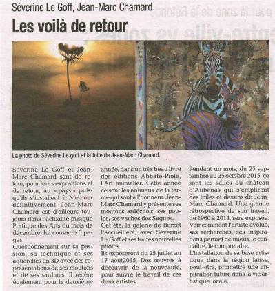 Séverine Le Goff, article de la Tribune décembre 2014